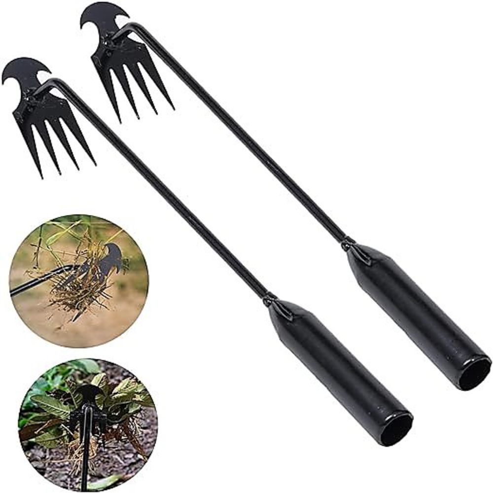 Gardening Tools Vegetables - 4 dientes - Desmalezador manual multifuncional