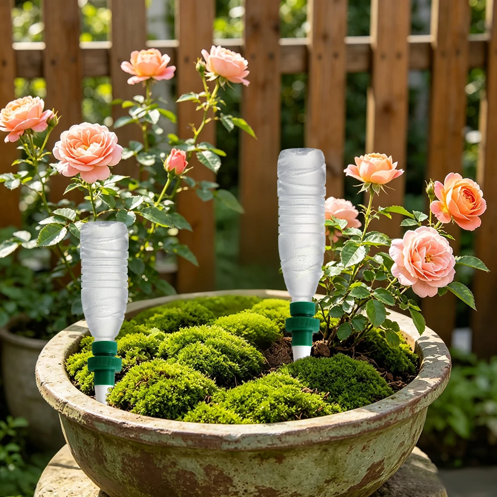 Estacas de riego automático pa - Automatic Plant Waterer reseña y precio