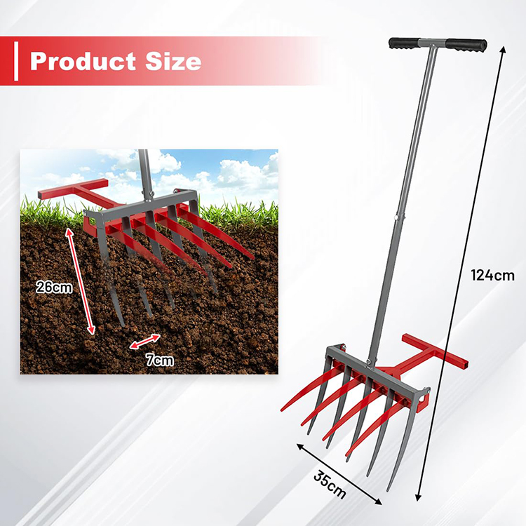 Horquilla de Jardín 2 en 1, Re - Spade Digging Fork reseña y precio