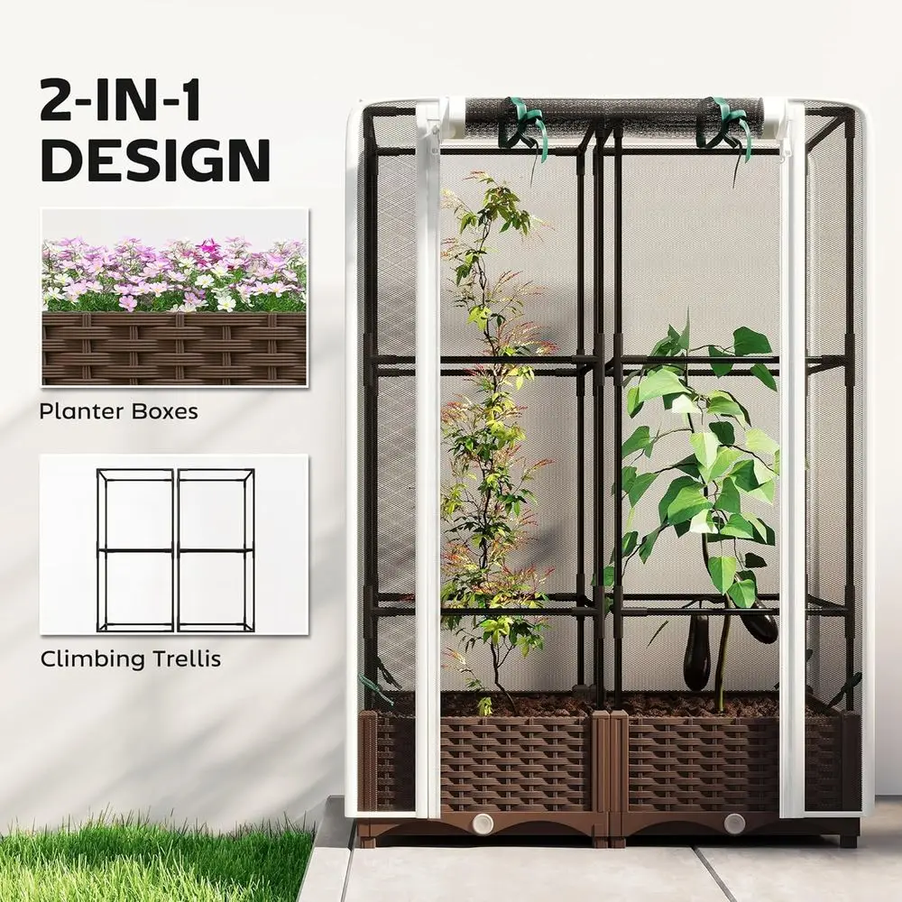 Jardinera Elevada con Enrejado - Self-Watering Planter reseña y precio