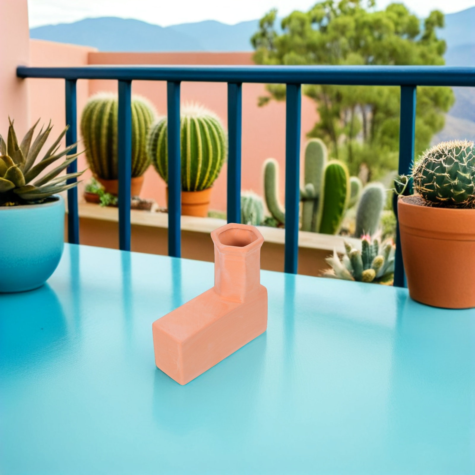 1 par de estacas de terracota  - Automatic Plant Waterer reseña y precio